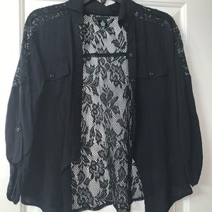 Button up crop top
